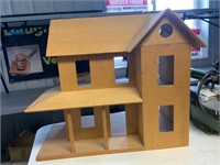 Unfinished Doll House with Parts to Build