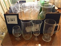 Assorted Glasses & Vases