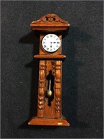 Doll house furniture grandfather clock