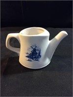 McCoy pottery blue wind meal tea pot