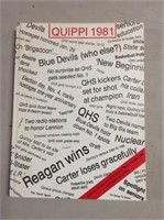 Quincy Illinois blue devils 1981 yearbook