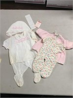 Vintage baby  outfits/baby doll clothes