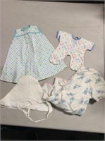 Vintage baby  outfits/baby doll clothes