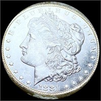 1881-S  Morgan Silver Dollar GEM BU