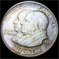 1923-S Monroe Half Dollar ABOUT UNCIRCULATED