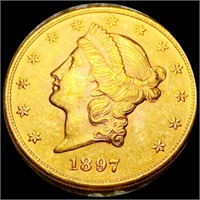 1897 $20 Gold Double Eagle UNCIRCULATED