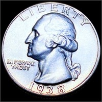 1938 Washington Silver Quarter UNCIRCULATED