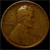 1909-S Lincoln Wheat Penny CLOSELY UNCIRCULATED