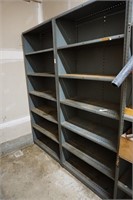 Pair of Metal Shelves