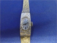 LONGINES 14 K GOLD PLATE LADIES WATCH IN WORKING