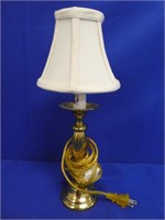 SMALL BRASS BEDROOM LAMP