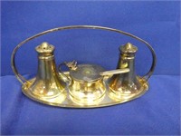 SILVERPLATE MADE IN ENGLAND CONDIMENT SET