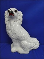 LARGE PORCELAIN DOG