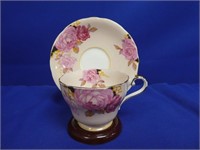 AYNSLEY TEA CUP AND SAUCER