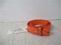 "As Is" Falari Genuine Leather Belt, Orange