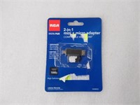 RCA 2-in-1 HDMI Female to HDMI Mini/Micro HDMI