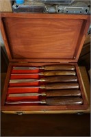 Chisels in Wooden Box