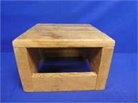 WOODEN STEP STOOL  12" X 12" X 8" H