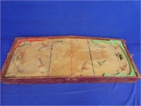 ANTIQUE WOODEN HOCKEY GAME 37" LONG