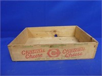 CANADIAN WOODEN DOVETAIL CHATEAU CHEESE BOX