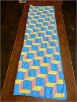 Blue, Pink, Yellow Quilt