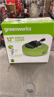 Greenworks 12” surface cleaner