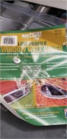 Low profile window well cover