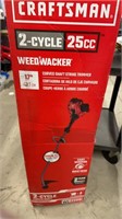 Craftsman 2-cycle weed/wacker 17” curved shaft