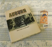 Auburn book and glass