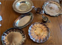silver plate assorted pieces