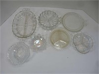 Clear Glass Bowls and Dishes