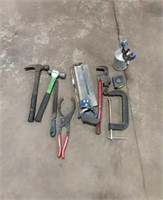 Hammers/C clamp/bearing wrench/saws