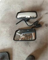 Mirror sets for tractors/loaders