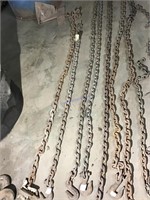 16’ 5/16th log chain with hooks