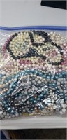 Lot of Bead Necklaces - long, medium and short