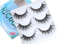 HICOCU 3D Mink Lashes 3 Pairs 3 Styles Mix Long Th