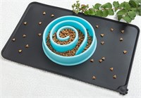 Gefryco Pet Food Silicone Bowl Mat Feeding Tray fo