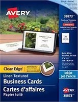 Avery Clean Edge Business Cards for Inkjet Printer