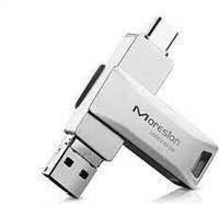 USB 3.0 Stick 64GB, Moreslan 3 in 1 Flash Drive US