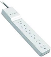 Belkin 6 Outlet Surge Protector for Home/Office, B