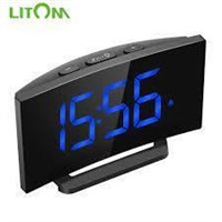 LITOM HM251 3.75 inch LED Display Digital Alarm Cl