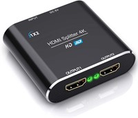 HDMI Splitter 4K 1 Input 2 Outputs 1 Input to 2 Ou