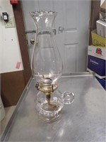 Finger Kerosene Lamp w/Chimney - 13"H