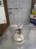 Finger Kerosene Lamp w/Chimney - 11"H