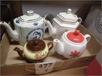 (2) England Teapots, Floral Teapot, Sadler Teapot