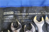 Ram Tools Combination Wrench Set SAE