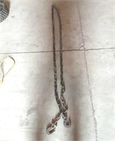 Log chain with hooks 12'
