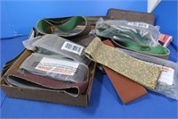 Lot of 3x21"Sanding Belts-various grits-mostly new