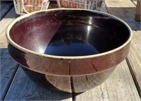 10" Brown Stoneware Bowl