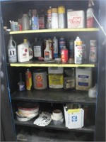 Automotive Chemical & supplies Contents of Cabinet